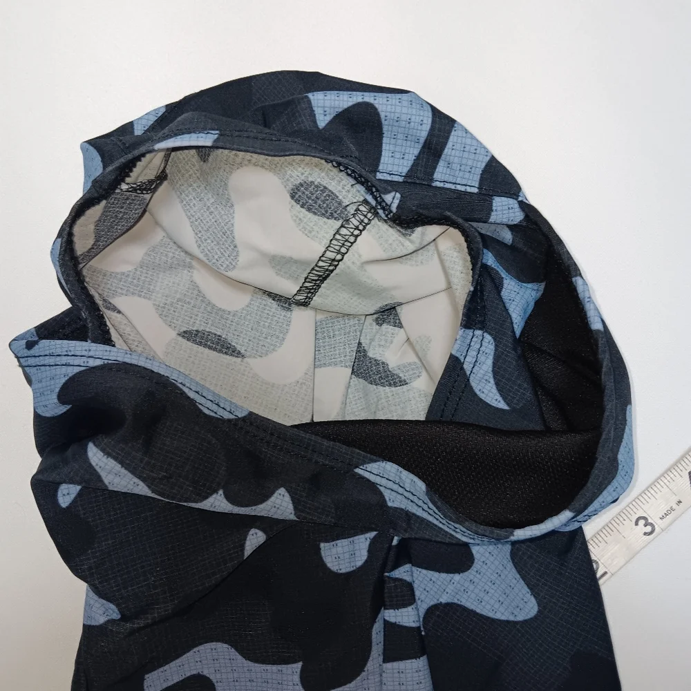 Black and Blue Camouflage Hoodie